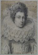OTTAVIO MARIA LEONI (ITALIAN 1578-1630) PORTRAIT OF A NOBLEWOMAN