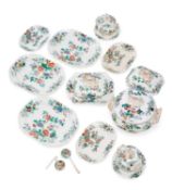 A COPELAND AND GARRETT NEW FAYENCE PARTIAL DINNER SERVICE CIRCA 1840