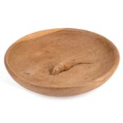 ROBERT THOMPSON OF KILBURN A MOUSEMAN OAK FRUIT BOWL