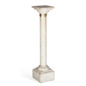 AN EARLY 20TH CENTURY MARBLE TORCHERE
