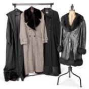A GROUP OF VINTAGE LADIES’ COATS