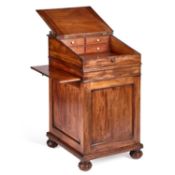 GILLOWS A 19TH CENTURY MAHOGANY DAVENPORT