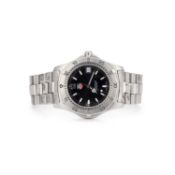 A GENTS STEEL TAG HEUER 200 BRACELET WATCH