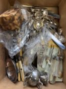 A BOX OF COLLECTABLES
