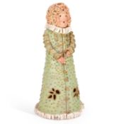 A STUDIO POTTERY FIGURAL SCULPTURE
