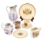 A COLLECTION OF ROYAL COMMEMORATIVE CERAMICS