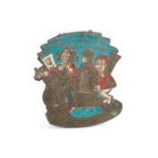 A GERMAN KARNIVAL CAST-METAL ‘ORDEN’ MID 20TH CENTURY