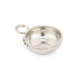 AN 18TH CENTURY FRENCH SILVER WINE TASTER