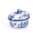 A DERBY BLUE AND WHITE PORCELAIN COVERED TUREEN CIRCA 1775 - Image 1 of 2