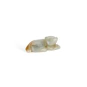 A CHINESE JADE ANIMAL CARVING