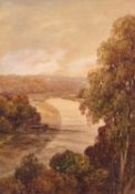 F.E ELLISON (19TH/ EARLY 20TH CENTURY) THE AVON, LOOKING DOWNSTREAM