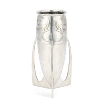 ARCHIBALD KNOX (1864-1933) FOR LIBERTY & CO, A LARGE TUDRIC PEWTER VASE