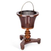A 19TH CENTURY MAHOGANY JARDINIERE