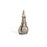 A LATE 18TH CENTURY RUSSIAN SILVER-GILT AND NIELLO SCENT BOTTLE