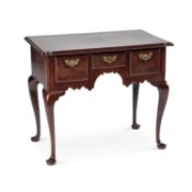 AN 18TH CENTURY MAHOGANY LOWBOY POSSIBLY AMERICAN