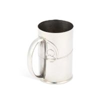 ARCHIBALD KNOX (1864-1933) FOR LIBERTY & CO, A TUDRIC PEWTER MUG