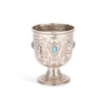 A SPANISH SILVER GOBLET