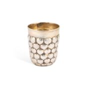 A LATE 19TH CENTURY GERMAN SILVER BEAKER
