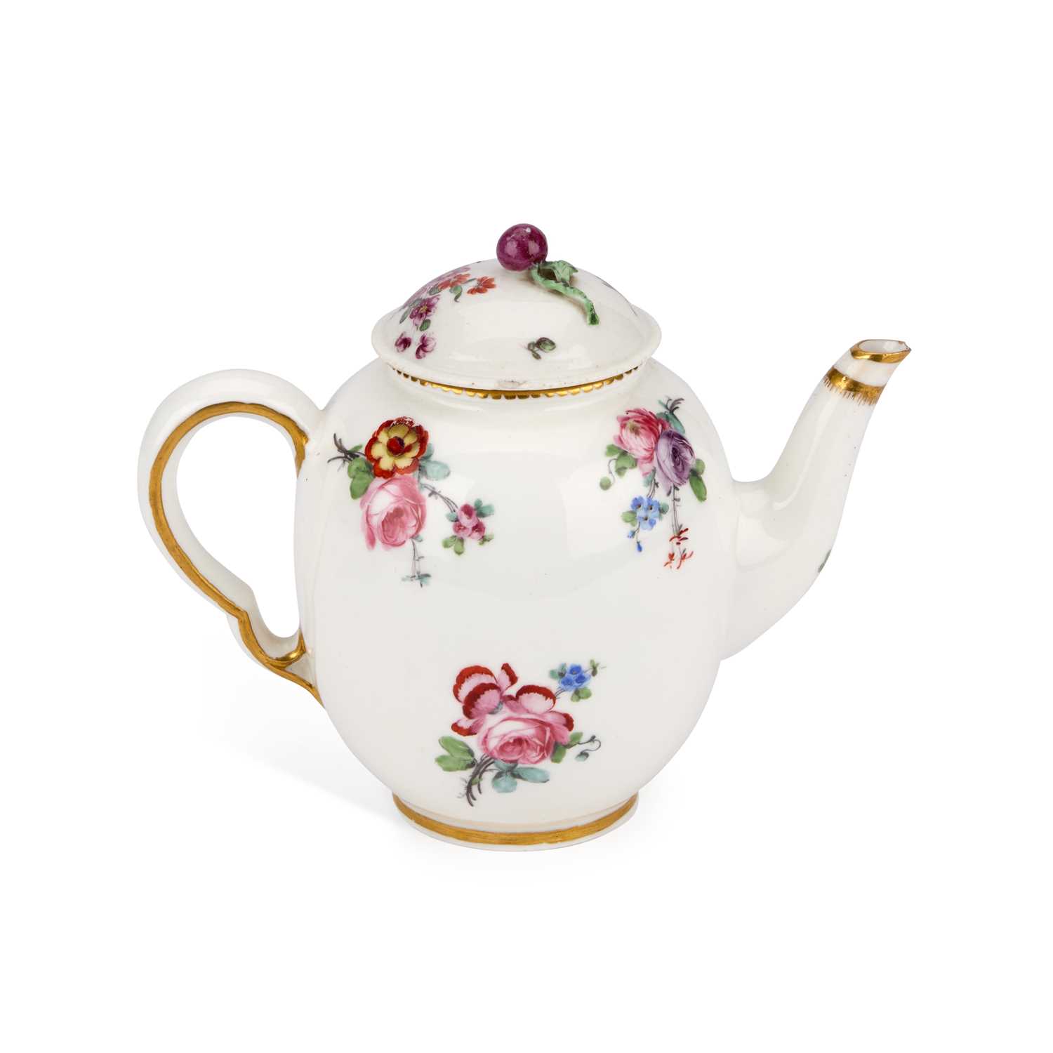 A SÈVRES PORCELAIN TEAPOT CIRCA 1770