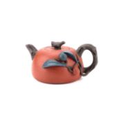 A CHINESE YIXING TEAPOT