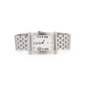 A STEEL MICHEL HERBELIN ANTARES BRACELET WATCH