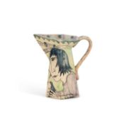 AN AMANDA POPHAM (B. 1954) STUDIO POTTERY JUG