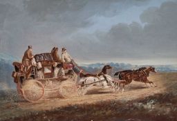 ATTRIBUTED TO JOHN CHARLES MAGGS (1819-1896) A PAIR OF CARRIAGE SCENES