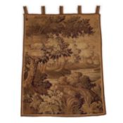 AN AUBUSSON-TYPE WALL HANGING