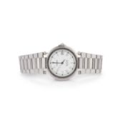 A STEEL TISSOT BRACELET WATCH