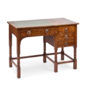 AN EARLY 20TH CENTURY OAK DESK LABEL OF PHILLIPS, BRISTOL