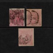 1867-1882 5/- USED TRIO