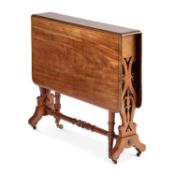 A VICTORIAN MAHOGANY SUTHERLAND TABLE