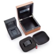 A GROUP OF THREE WATCH BOXES