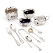 A MIXED LOT OF SILVER