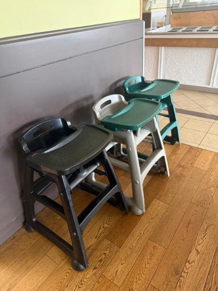 Lot de 3 chaises hautes pour bébé