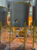 Perry 750gal-vcx 750 Gallon Bulk Batch Wash Mixing Process Tank Stainless Steel Ss W/ Agitator