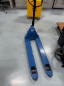 Uline H-3762 Quick-Lift Narrow Pallet Truck 4,400 Load Cap