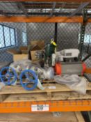 Pallet of JFLow JFC160 Pneumatic Actuator SN 20220125002, QTY 2 L&T Ball Valves DN50(2â€), Qty 2 Jf