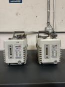 Lot of 2 Welch CRVpro 8 Rotary Vane Vacuum Pumps