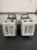 Lot of 2 Welch CRVpro 8 Rotary Vane Vacuum Pumps