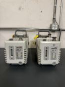 Lot of 2 Welch CRVpro 8 Rotary Vane Vacuum Pumps