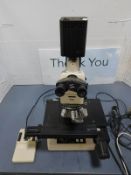 Nikon Optiphot 150 Inspection Microscope w Prior Stage/Controller/Filters