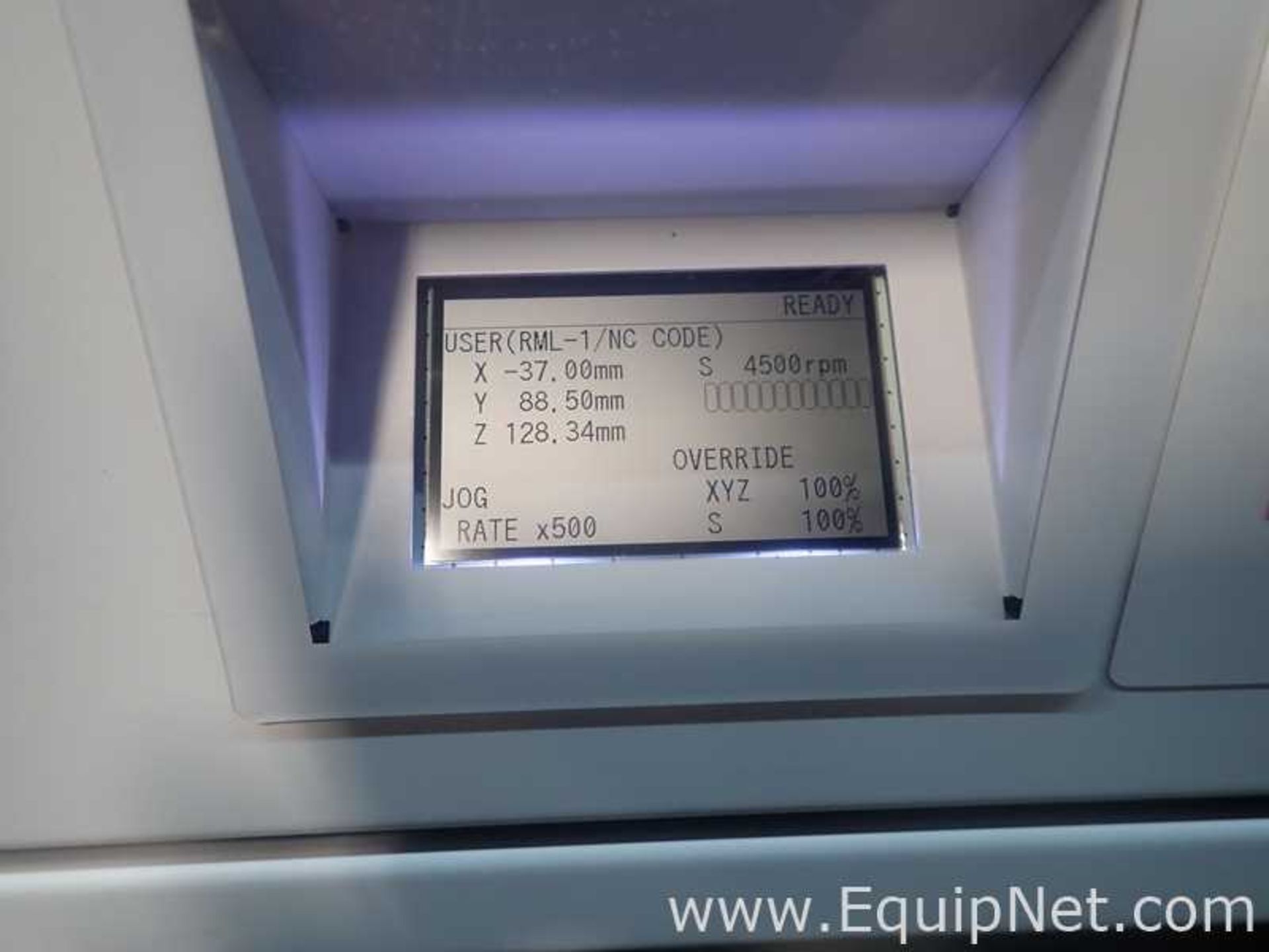 Roland Modela MDX-50 Benchtop CNC Milling Machine on Rolling Table - Image 9 of 18
