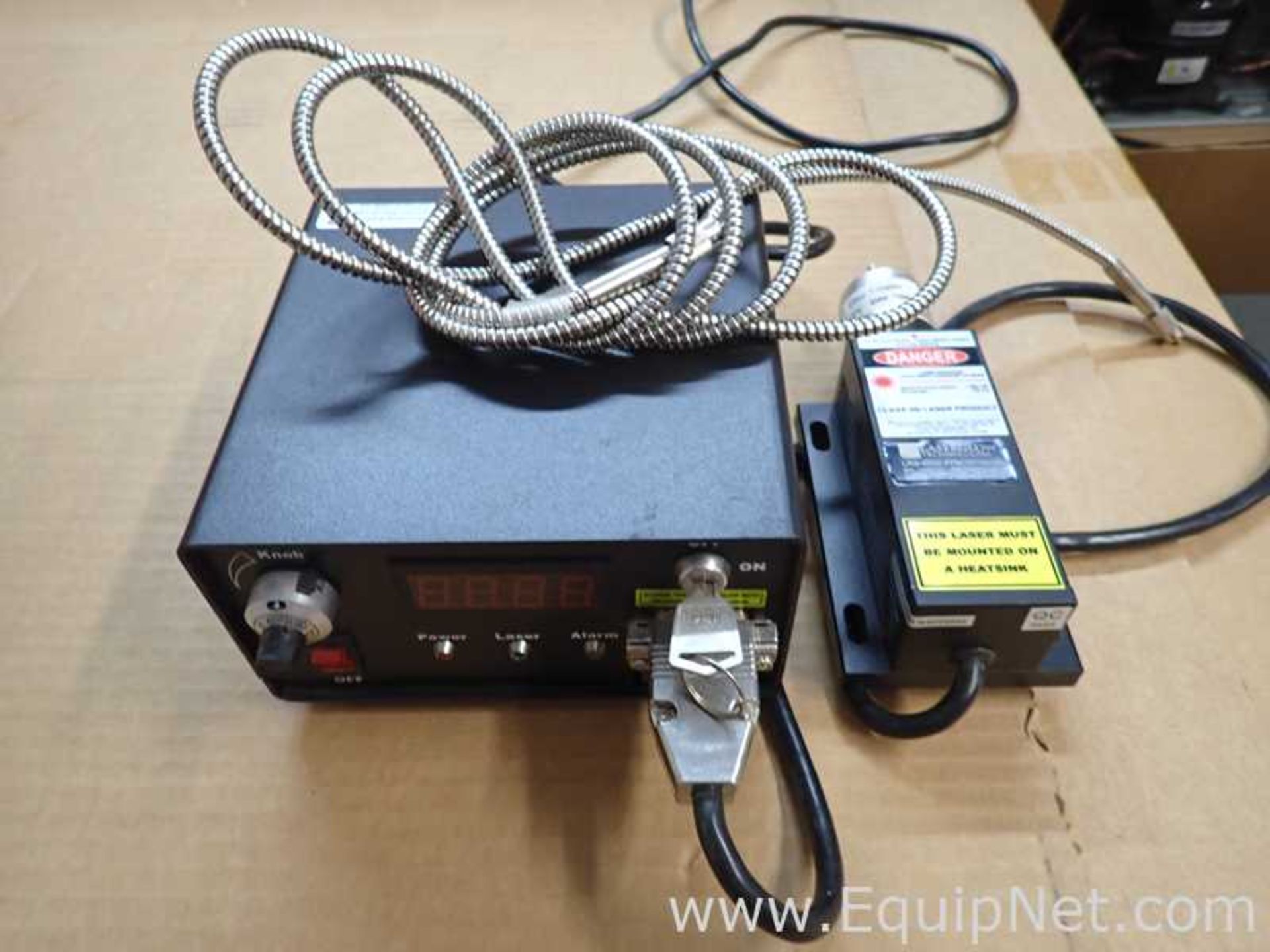Laserglow Technologies LRS-0532-PFM-00100-05 Class IIIb Laser with Power Supply, Fiber Optic Cable - Image 2 of 7
