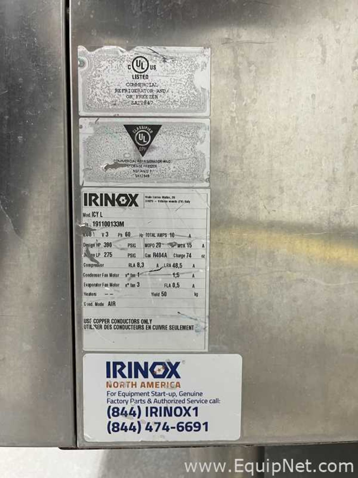 Irinox ICY L Vertical Blast Chiller - Shock Freezer - Image 4 of 4