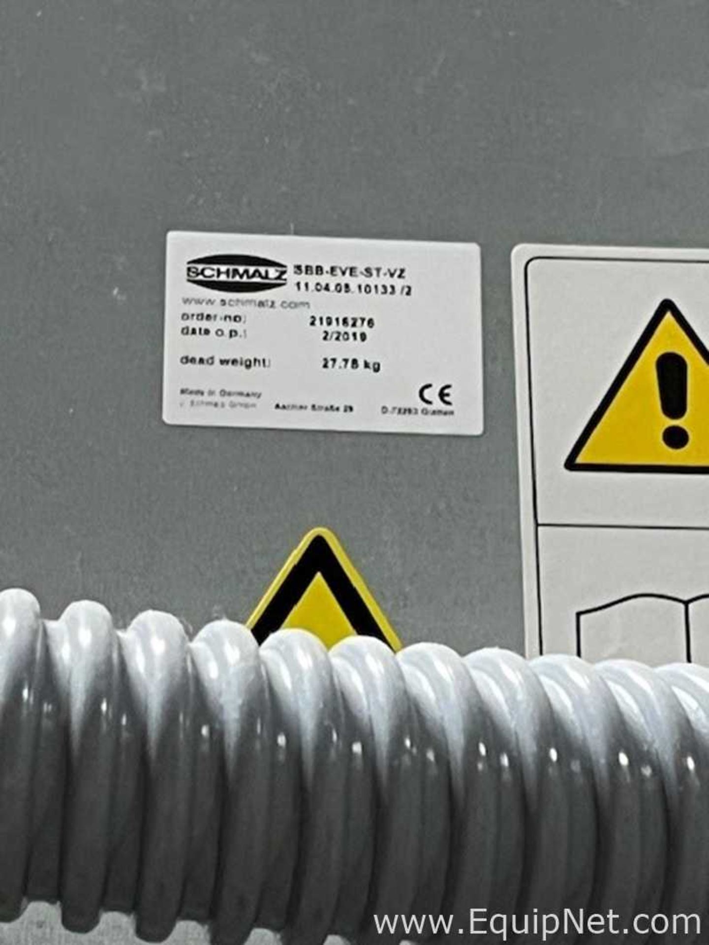 Schmalz 3BB-EYE-ST-VZ 27.78 kg Capacity Vacuum Lift System - Image 10 of 10