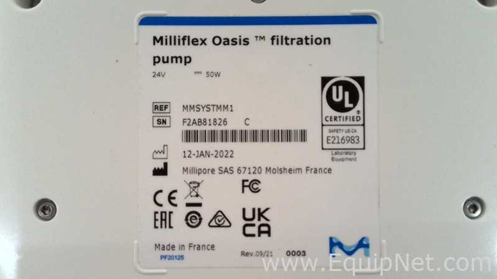 Millipore Milliflex Oasis Filtration Pump - Image 9 of 11