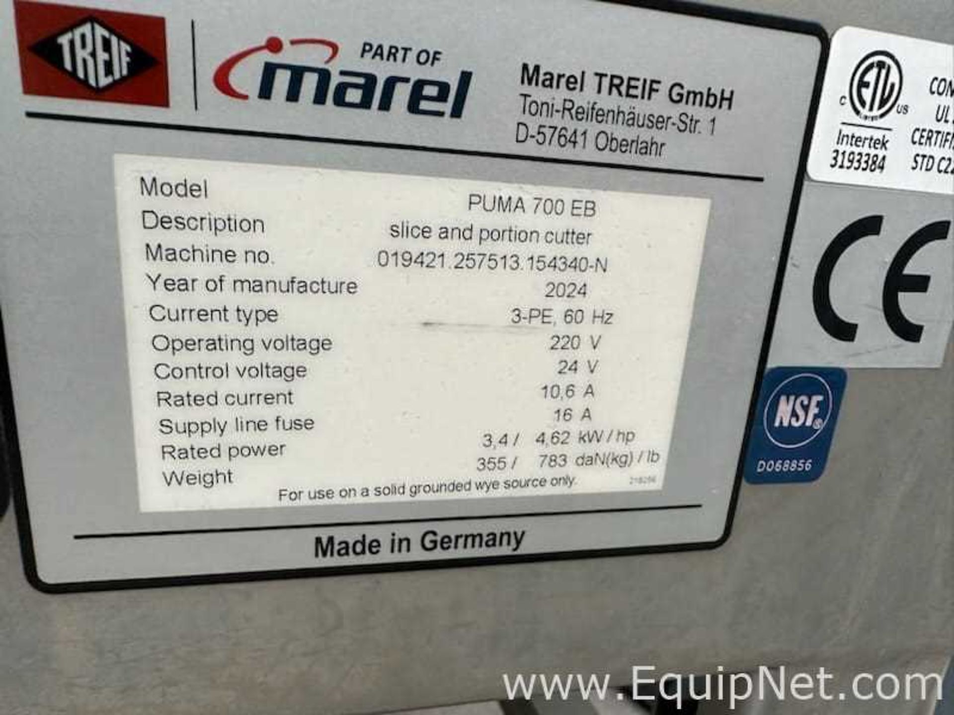 2024 Treif Puma 700 EB Slice and Portion Cutting Machine - Image 10 of 16