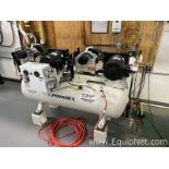 Used Powerex STD050342 Oil-Less Rotary Scroll Tank Air Compressor