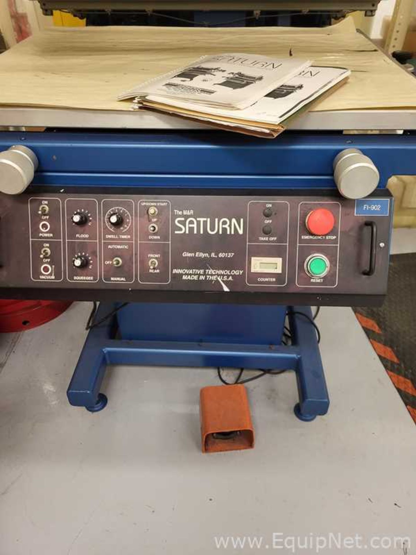 M and R SATFB-1526 Flatbed Graphic Press - Image 2 of 3